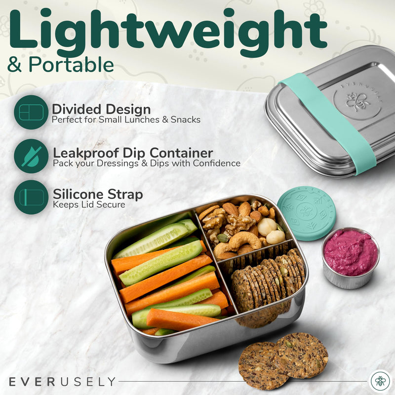 Small Container Bento Small Bento Box for Kids - Mint – Everusely